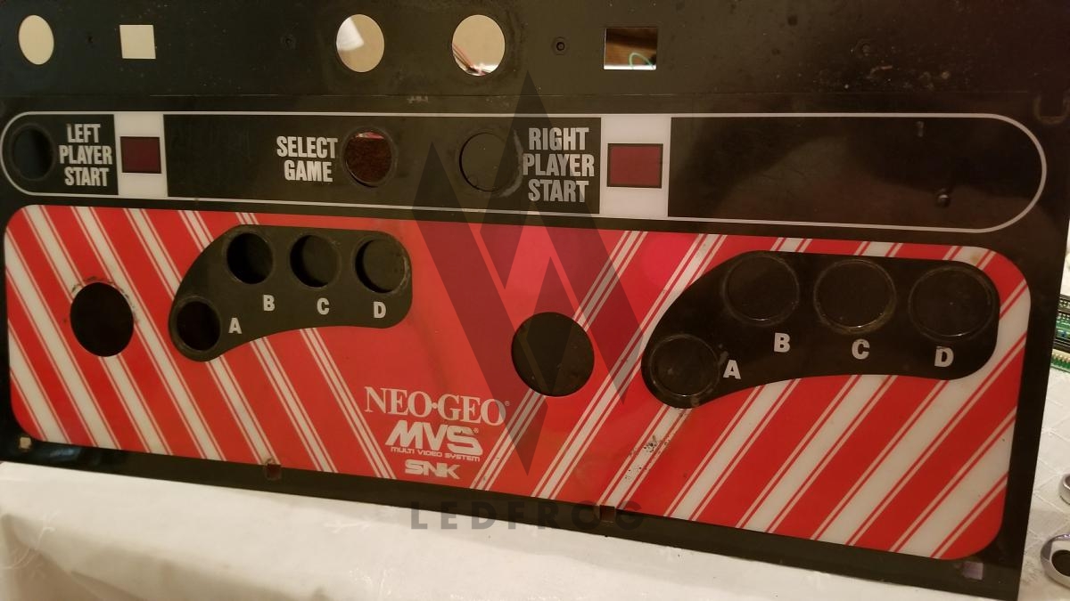Neo Geo Big Red Control Panel