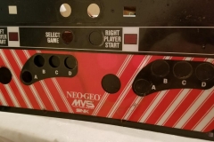 Neo Geo Big Red Control Panel