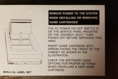 Neo Geo Big Red Control Panel