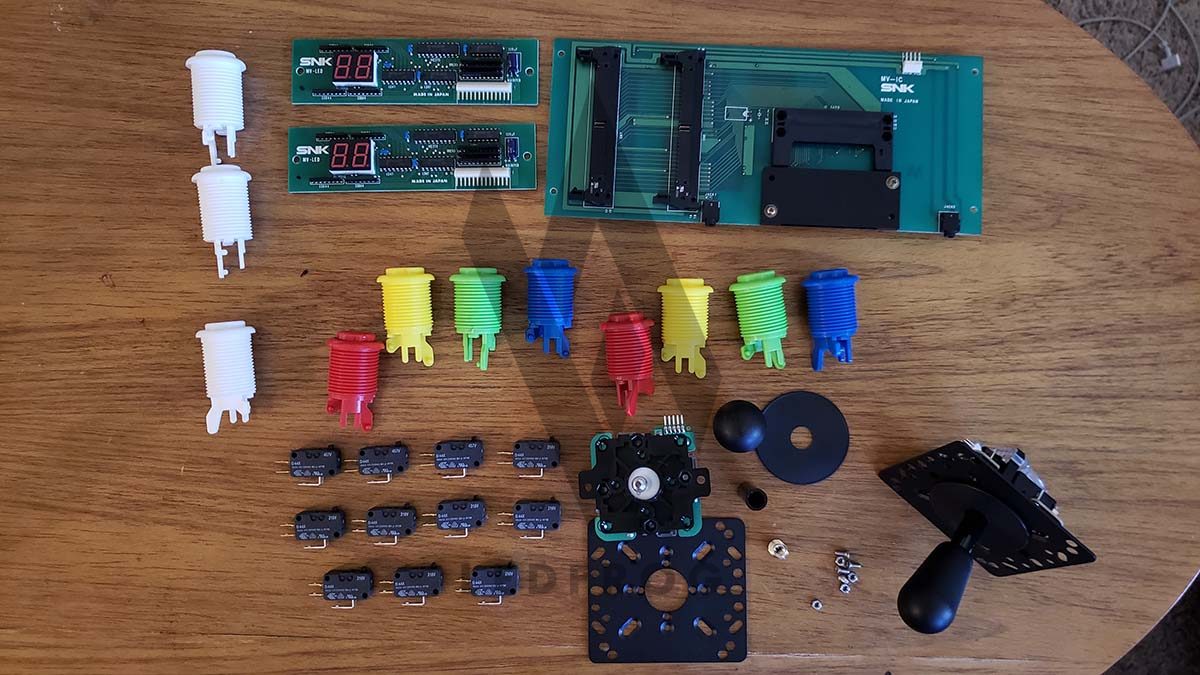 Neo Geo control panel parts