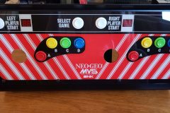 Finished Neo Geo control panel