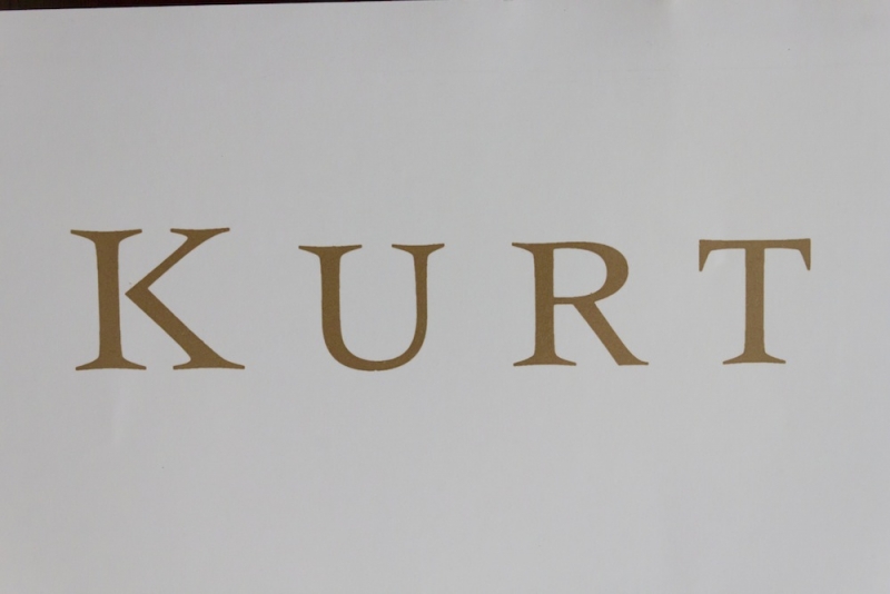 Kurt Russell's name closeup