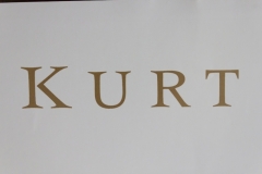 Kurt Russell's name closeup