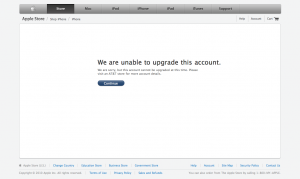 Apple iPhone 4 order error