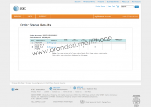 iPhone 4 order status