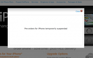 AT&T suspends iPhone 4 orders