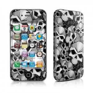 DecalGirl Bones iPhone 4 Skin