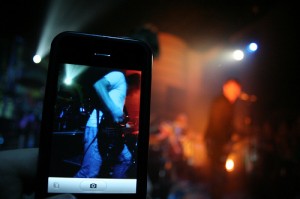 iPhone concert photo