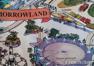 1995 Disneyland map with errors