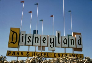 Original Disneyland marquee