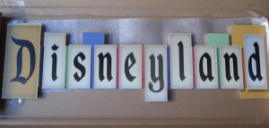 Original wood Disneyland marquee