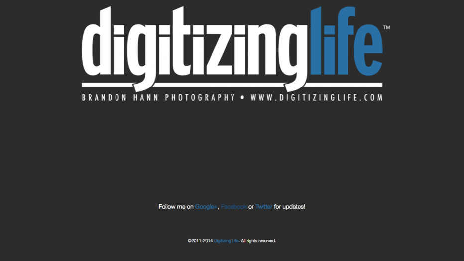 Happy 2015! Digitizing Life is now live!