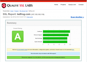 HTTPS server report