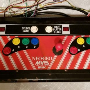 Neo Geo Control Panel for Big Red Cabinet Restoration